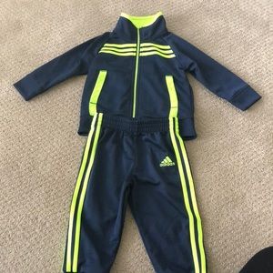 Toddler jumpsuit size 12 MO jacket never worn, pants a few snags